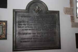 Hitchin memorial plaque
