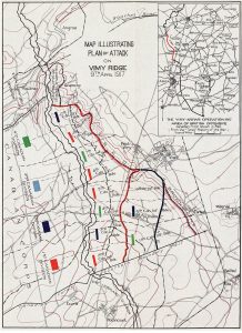 Map of the battlefield